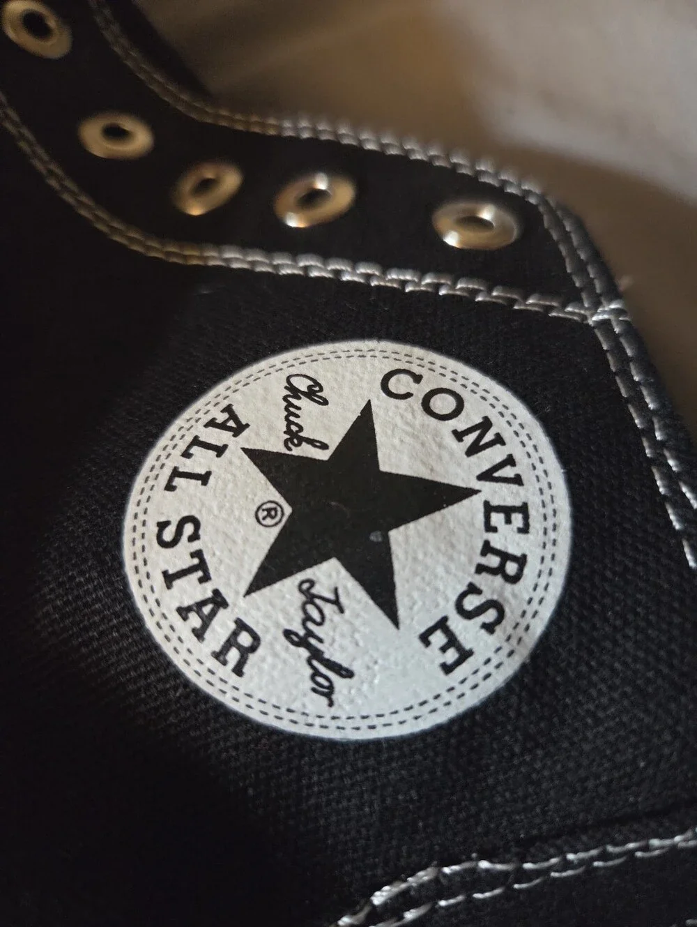 Converse Black & White High Top Sneakers